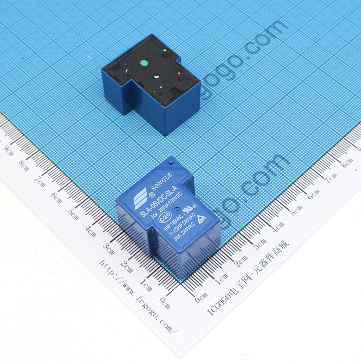 松乐 家电控制继电器 SLA-05VDC-SL-A 5V A型 常开 单组转换型 SONGLE RELAY 密封型 4P 4脚